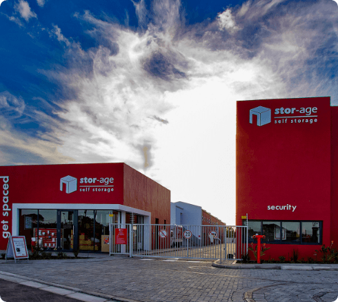 A Stor-Age self-storage facility store front in Port Elizabeth