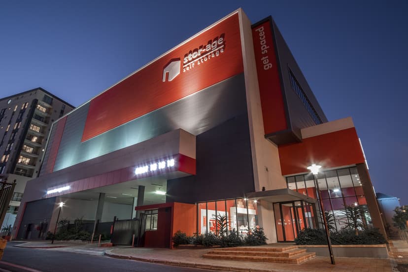 A Stor-Age self-storage facility store front in Cape Town